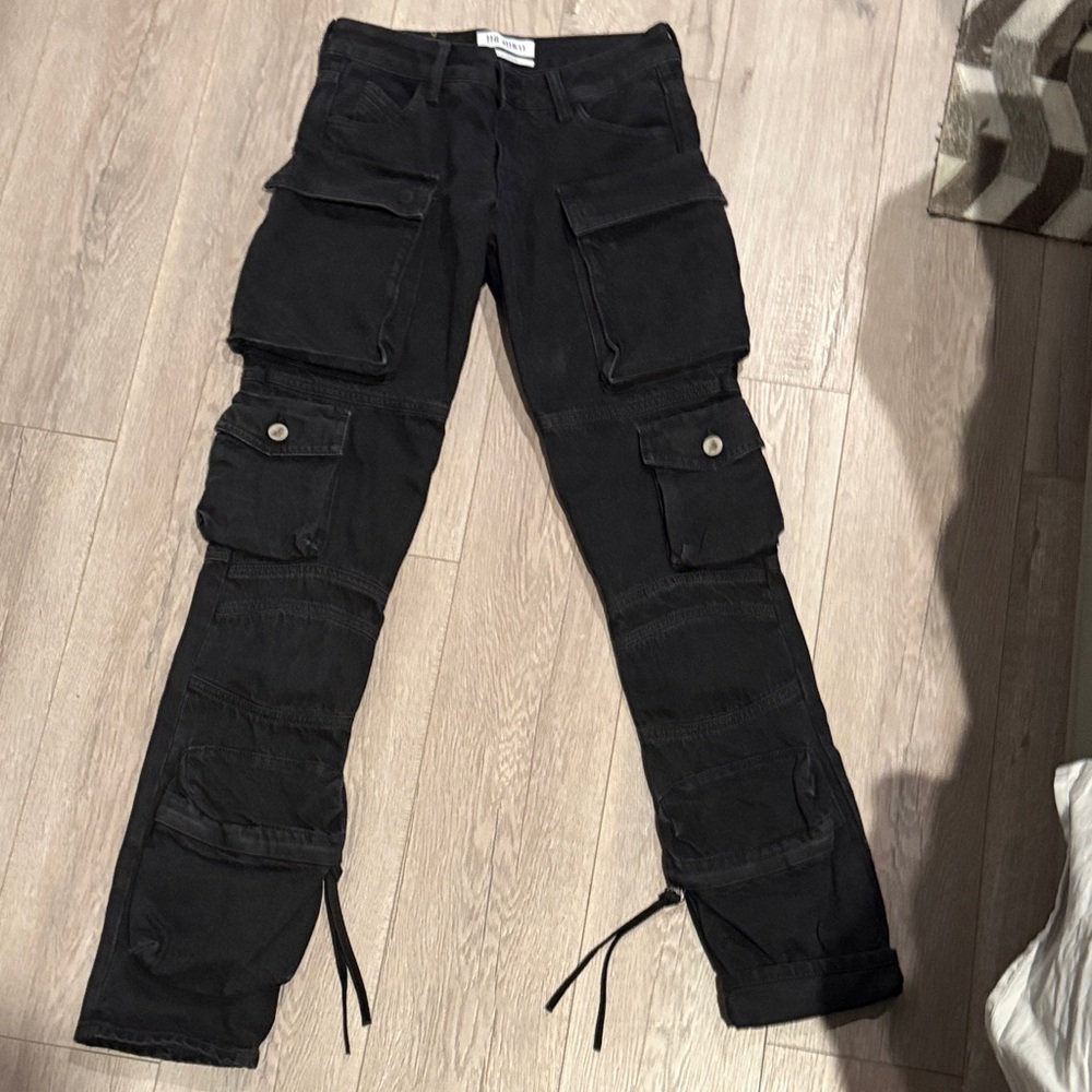 The Attico Black Denim Pants